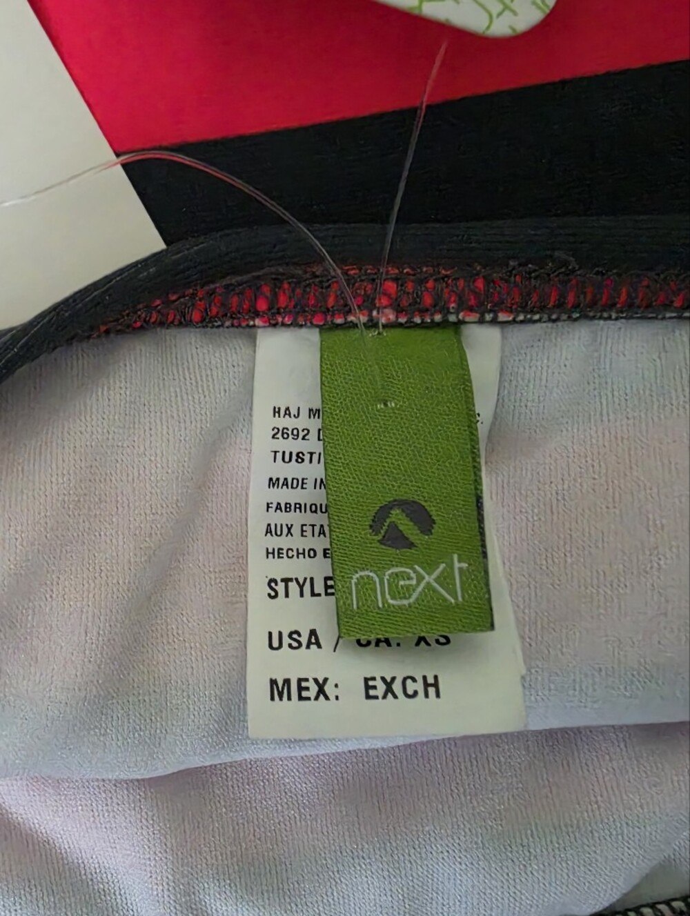next Bikini Bottoms Striped Side Tie Pink Size XS - Picture 8 of 10